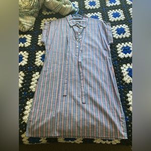 Shapeless, Collared Tommy Hilfiger Dress with Belt